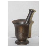 Antique Bronze Mortar and Pestle
