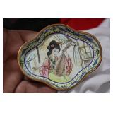 A Chinese Enamel Dish