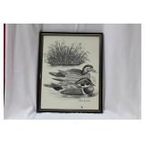 Duck Print Plate Signed Richard G. Lowe
