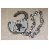 Old Adlake Lock with Key