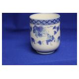 A Blue and White Chinese Cup