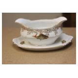 Antique/Vintage Limoges Fish Gravy Boat