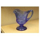 Cobalt Blue Glass Creamer