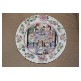 Chinese Signed Famille Rose Plate
