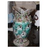 Majolica Style Vase