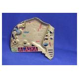 An Alaska Souvenir Metal Ashtray
