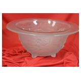 A Frost Glass Nude Bowl