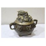 A Signed Chinese Bronze Censor