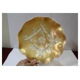 A Carnival Glass bowl