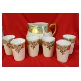 An Antique Gold Gilted Bavaria Pitcher