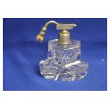 Vintage Cut Glass Atomizer Perfume Bottle