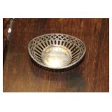 A Small Sterling Reticulated Bowl