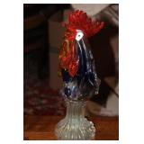 Art Glass Rooster