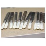 Set of 12 Sterling Band Butter Knives