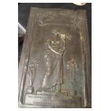 An English Bronze Plaque