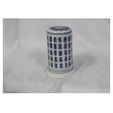 A Chinese Blue and White Toothpick holder