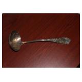 An Ornate Silverplated Laddle