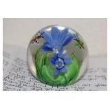 Art Glass Butterfly Paperweight