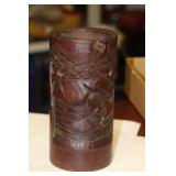 An Antique/Vintage Bamboo Brush Pot