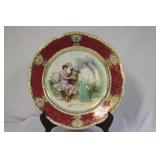 A Handpainted Austrian Plate