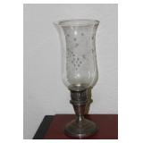 Weighted Sterling Hurricane Candle