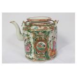 A Chinese 19th Century Rose Medallion Teapot