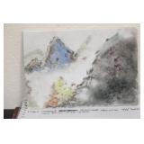 Signed Chinese Porcelain Plaque