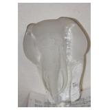 Signed Crystal Elephant