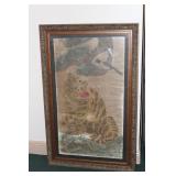 A Framed 19th Century Korean Watercolor