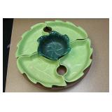 Vintage USA Pottery Lazy Susan
