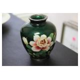 A Sterling Japanese Silverwire Vase