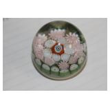 Millifiori Art Glass Paperweight