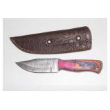 A Damascus Steel Knife