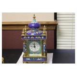 A Chinese Quartz Cloisonne Clock
