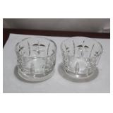 Set of Two Cut Glass Salt Cellars?