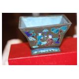 Chinese Enamel on Metal Pot