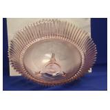 Large Pink Depression Glass Bowl