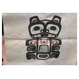 Canadian Indian print/artwork on cloth