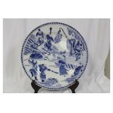 A Chinese Blue And White Plate