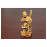 A Nicely Carved Vintage Bone Figurine