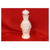An Avon Milk Glass Parfume Bottle