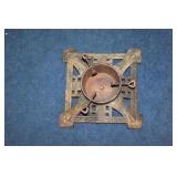 A Deco Cast Iron Christmas Tree Base