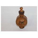 A Vintage Wooden Scent Bottle