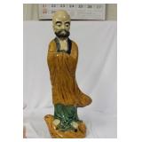 A Large Chinese Pottery Figurine