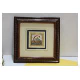 A Framed Letter 'C' Calligraphy?