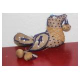 Native american Leather Bead Bird