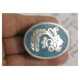 Inlay Silver Trinket Box