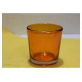 An Amber Glass Cup