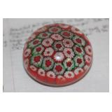 Murano Millifiori Art Glass Paperweight