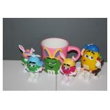 Lot of 5 M&M's Candy Collectibles